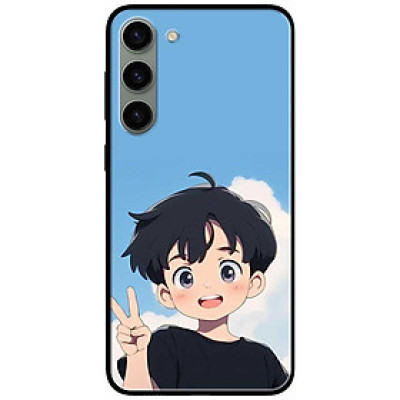 Ốp lưng cho Samsung S21 FE - S23 - S23 Plus - S23 Ultra - S24 - S24 Ultra - Ảnh Đôi Say Hi 1 - Hàng Chính Hãng