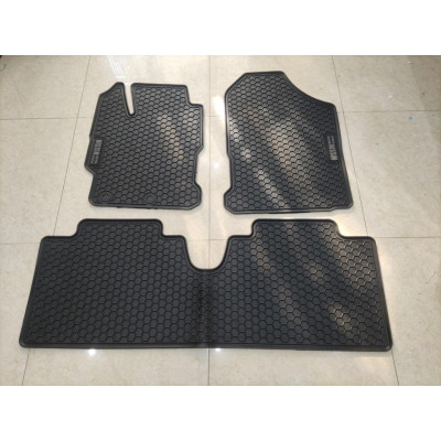 Thảm Lót Sàn Cao Su Cho Xe Toyota Vios 2014 đến 2022 - hàng không mùi , cao su đúc, vừa form xe, dễ vệ sinh