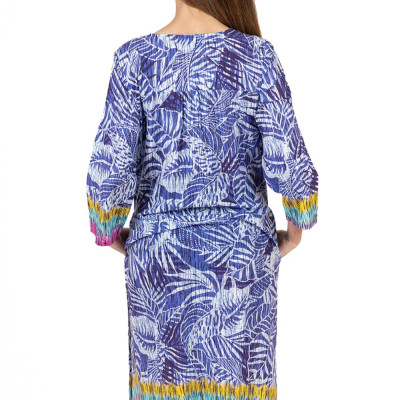 Đầm Midi Dài Tay Kết Hạt Cotton Isla Bonita