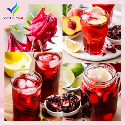 Hoa Atiso Đỏ Ngâm Đường Phèn 1kg VietTin Mart