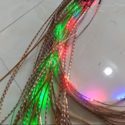 1 DÂY ĐÈN LED DÀI 0.5M TRANG TRÍ XE MÁY ÔTÔ XE ĐIỆN SÁNG CHẠY ĐUỔI NHIỀU MÀU SẮC CỰC ĐẸP 