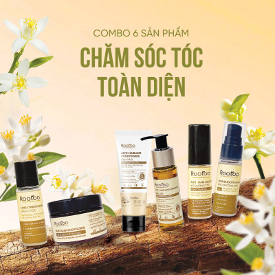 Bộ 6 sản phẩm chăm sóc tóc toàn diện - 6 steps haircare minikit 