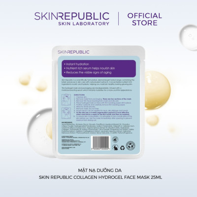Mặt nạ dưỡng da Skin Republic Collagen Hydrogel Face Mask 25ml