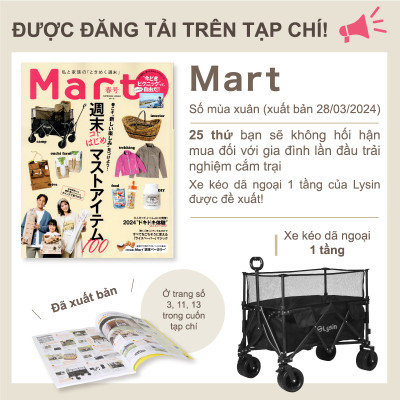 Xe kéo dã ngoại, ngoài trời, du lịch, cắm trại, picnic, đa năng bánh xe rộng có khóa cố định dung thích 230l gấp gọn