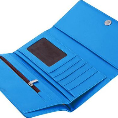 Ví Nữ Huy Hoàng HT3163 (9.5 x 19 cm) - Xanh Biển