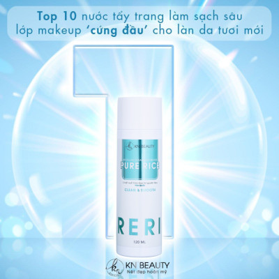 NƯỚC TẨY TRANG GẠO MICELLAR CLEANSING WATER KN BEAUTY– PURE RICE 120ML