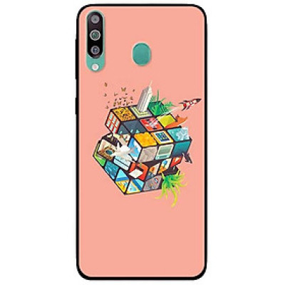 Ốp lưng dành cho Samsung M30 mẫu Rubik Cube