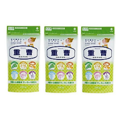 Combo Túi bột Baking Soda tẩy rửa vết bẩn đa năng 240g  Kokubo - Nội địa Nhật Bản - Combo 3