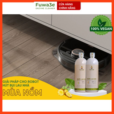 [Can 10L tiết kiệm] Nước lau sàn hữu cơ enzyme sinh học từ vỏ dứa Fuwa3e - hương SẢ CHANH