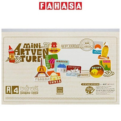 Vở Vẽ Mini Artventure A4 - 20 Tờ 100gsm - Hồng Hà 8157