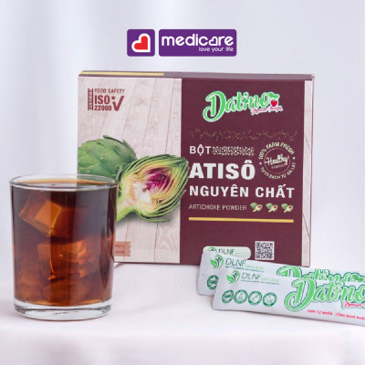 Bột atisô DATINO nguyên chất hộp 15 gói x 3g