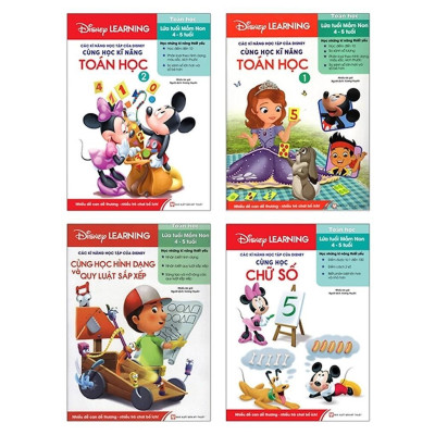 Sách - Disney Learning - Cùng Học Hình Dạng Và Quy Luật Sắp Xếp - Tân Việt Books