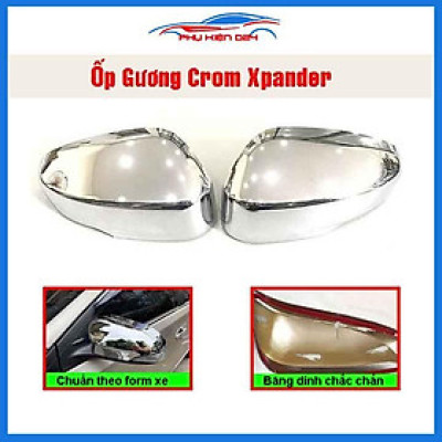 Ốp gương Xpander 2018-2019-2020-2021-2022 mạ crom bảo vệ chống trầy trang trí làm đẹp xe