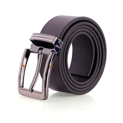 HJ4143 - Thắt lưng nam Huy Hoàng 4 phân 1,4m đầu kim màu nâu