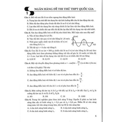 Sách - Ngân Hàng Đề Thi Thử THPT Quốc Gia Môn Vật Lí - Hồng Ân