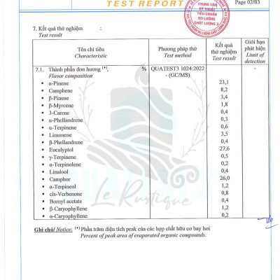 Tinh Dầu Hương Thảo - 100% Nguyên Chất Hữu Cơ - Le Rustique - Tinh Dầu Bản Địa Tây Ban Nha