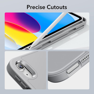Bao da dành cho iPad Gen 10 / iPad Gen 11 2025 ESR Rebound Pencil Case (Có khe cắm bút Apple Pencil) - Hàng Chính Hãng