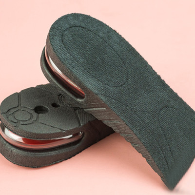 Lót Giày Tăng Chiều Cao Không Khí Nửa Bàn 2 Lớp Winwinshop88 (5cm) - Đen