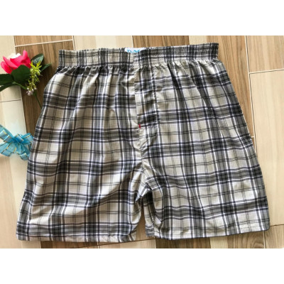 Quần Đùi Nam Thương Hiệu Davie Mặc Nhà Họa Tiết Karo Mã Số DVS010 - Giao Màu Ngẫu Nhiên