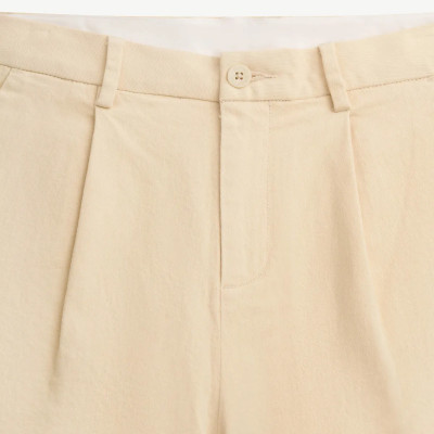 Quần dài khaki nam nhấn ly form Wide leg - RT 10S25PCA006 | ROUTINE CÀ MAU