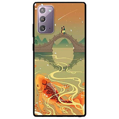 Ốp lưng dành cho Samsung Galaxy Note 20 mẫu Chép Bên Cầu
