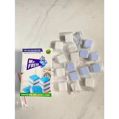 Hộp 16 viên tẩy lồng máy giặt Mr Fresh 240g (15g/viên)