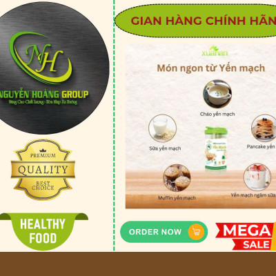 Combo :5 Hộp Yến Mạch nguyên chất 100% Úc 800g Xuân An( Tặng YM 350g)