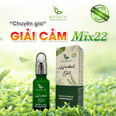 Tinh Dầu Lá Xông Mix22 Biyokea Thiên Nhiên Nguyên Chất 20ml