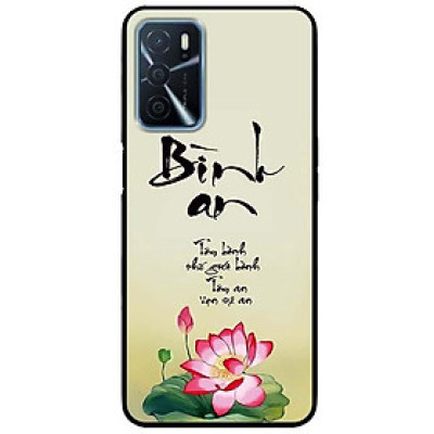 Ốp lưng dành cho Oppo A16 mẫu Sen Bình An