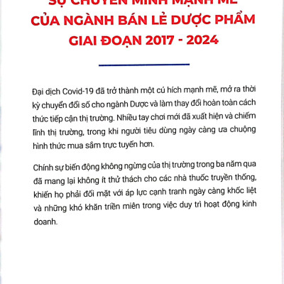Sách - Kinh Doanh Nhà Thuốc - Biến Đổi Hay Biến Mất