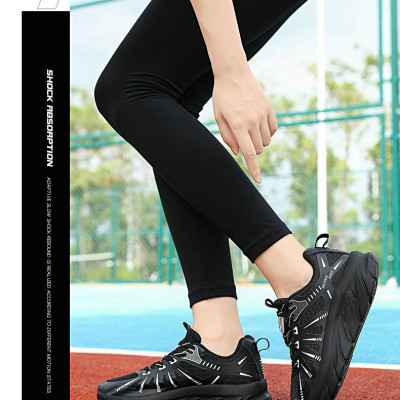 Giày thể thao nam nữ, giày chạy bộ đế êm nhẹ, thoáng khí đế cao su đúc, chống trơn trượt hạn chế mòn  – G1013