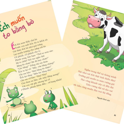 Truyện tranh ngụ ngôn La Fontaine ( tranh màu )