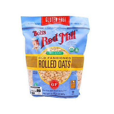 Yến mạch hữu cơ cán dẹp không chứa Gluten 907gr - Bob