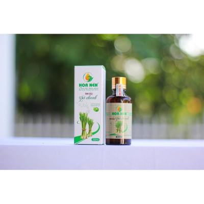 Tinh dầu Sả Chanh nguyên chất 50ml - Hoa Nén - Vegan - Đuổi muỗi, giải cảm, khử mùi