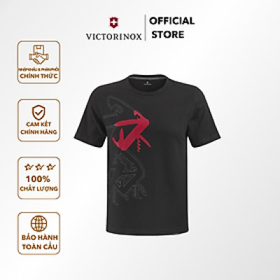 Áo thun Victorinox Brand Collection Tinker Graphic Tee - Black