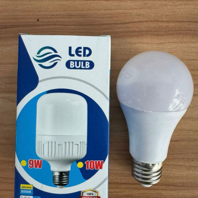 Bóng Đèn Led Bulb Tròn Tiết Kiệm Điện Kín Chống Nước 9W Ánh Sáng Trắng