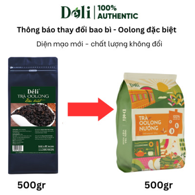[NEW]  Trà Oolong nướng Déli - 500gr - chuyên dùng pha chế trà sữa, trà trái cây.