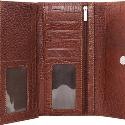 Combo Ví Và Thắt Lưng Nữ Huy Hoàng HT3150-HT5122 (11.5 x 23 cm) - Nâu