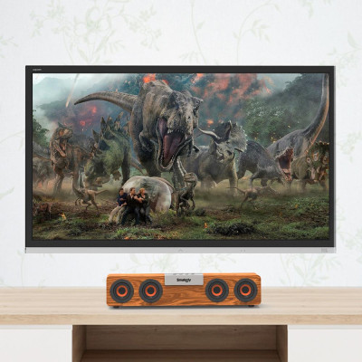 Loa Subwoofer không dây 5W * 4  bằng gỗ Soundbar Bluetooth 5.0 SMALODY SL-90H