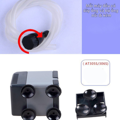 Máy bơm nước Atman AT 303S 6W 600L/Hr cho hồ cá cảnh mini siêu bền, Bảo hành uy tín