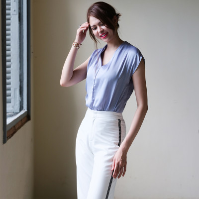 Quần Lửng Ống Rộng Quần Culottes Thời trang thiết kế Hity PAN053 (Trắng Kim Cương)