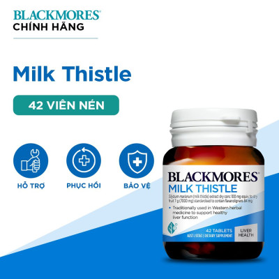 Viên uống Blackmores milk thistle hỗ trợ bảo vệ gan chai 42 viên