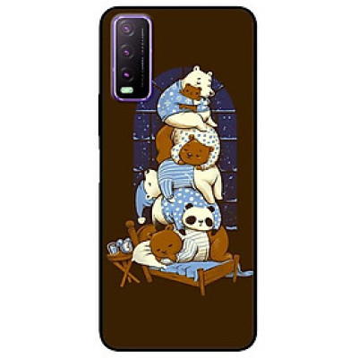 Ốp lưng dành cho Vivo Y20 - Y20s - Y12s mẫu Gấu Xếp Chồng