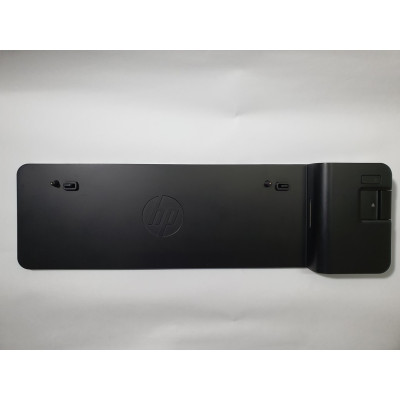 Bộ mở rộng cổng giao tiếp máy tính laptop HP 2013 UltraSlim Docking Station hỗ trợ mở rộng cổng kết nối cho máy như USB, Lan, Audio... - Hàng chính hãng