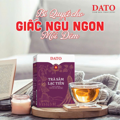 Trà Sâm Lạc Tiên DATO, trà lạc tiên, trà túi lọc, an thần, giúp ngủ ngon mỗi ngày, tăng cường sức khỏe