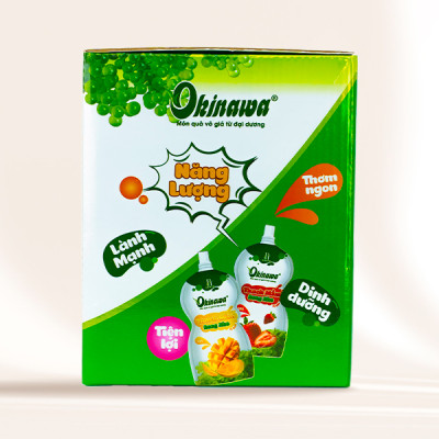 Thạch Mềm Rong Nho OIKNAWA - Hộp 12 túi - Giàu dinh dưỡng