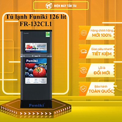 Tủ lạnh Funiki 126 lít FR-132CI.1  - HÀNG CHÍNH HÃNG - CHỈ GIAO HCM