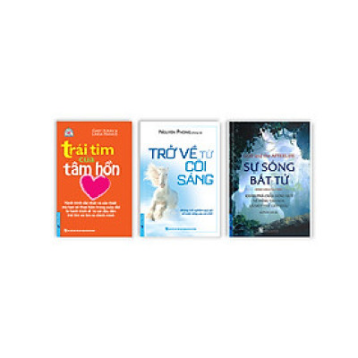 Bộ sách "Khám phá Bí mật Bên Kia Cửa Tử 1" (Trái tim của tâm hồn + Trở về từ cõi sáng + Sự sống bất tử)