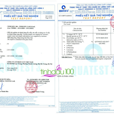 TINH DẦU CAM NGỌT - HƯƠNG THƠM DỊU MÁT - 10ml