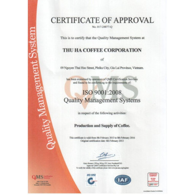 Cà Phê Cao Cấp 1 Sao( Bì 500 g)HSD 24 Tháng